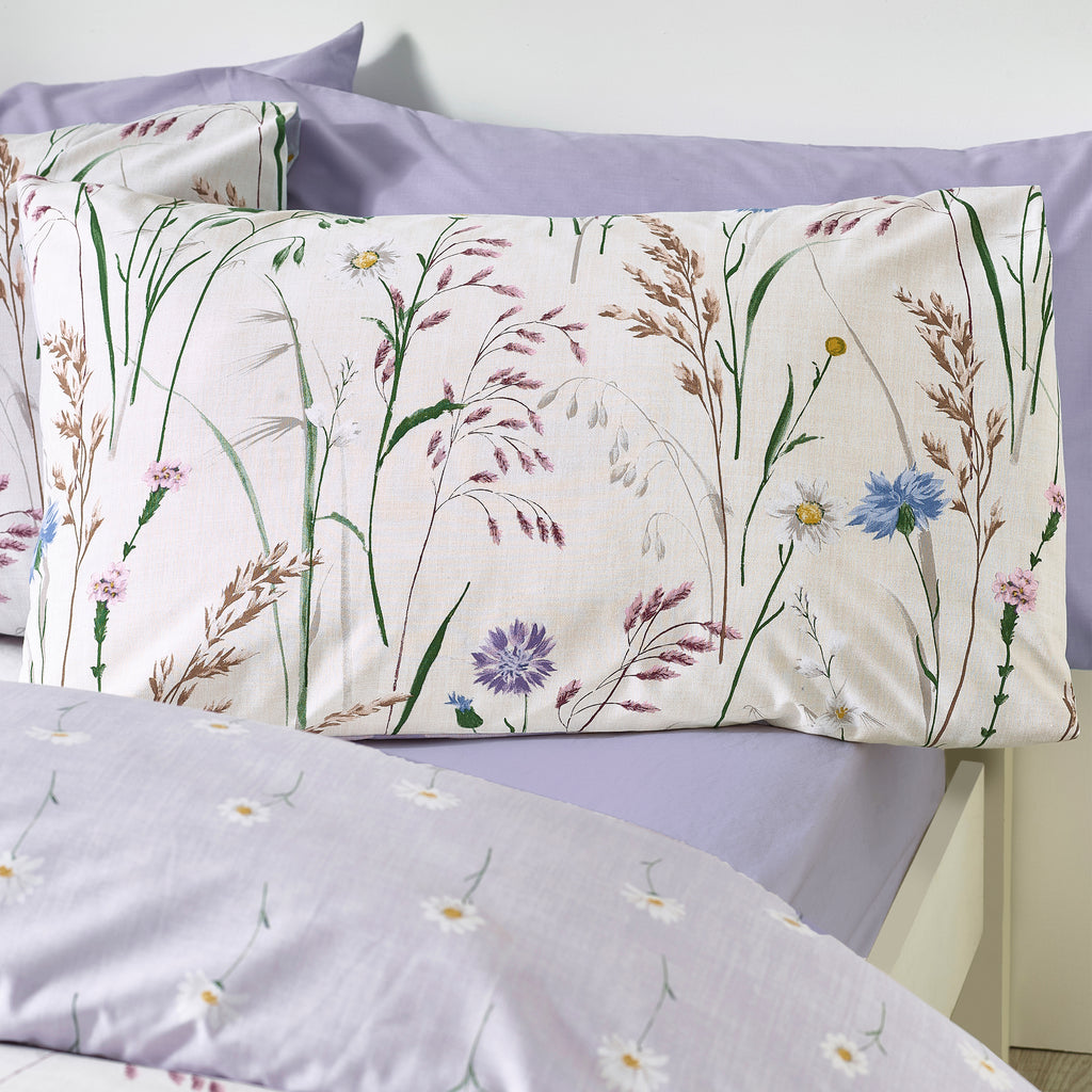 Catherine Lansfield Grasmere Floral Lilac Duvet Set