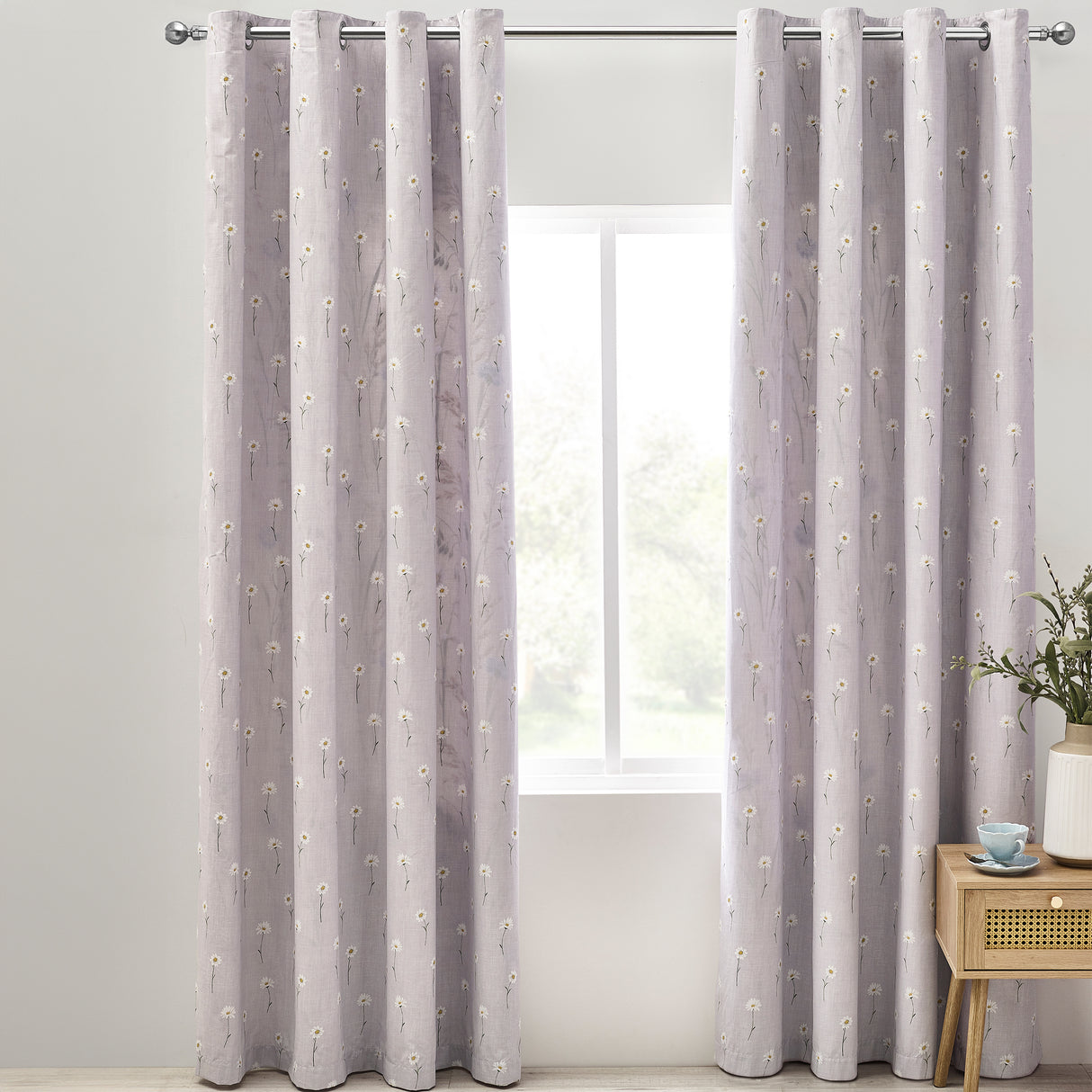 Catherine Lansfield Grasmere Floral Lilac Duvet Set