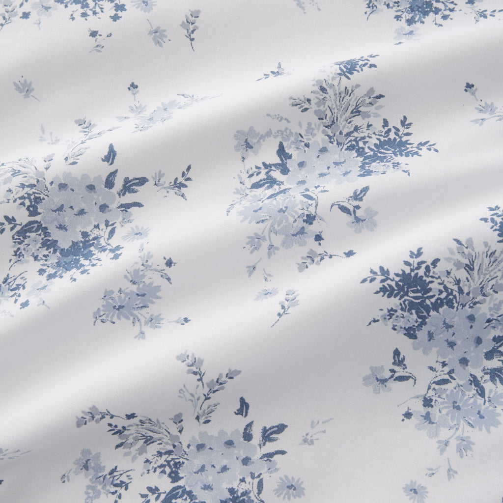 Catherine Lansfield Lucie Floral Blue Duvet Set