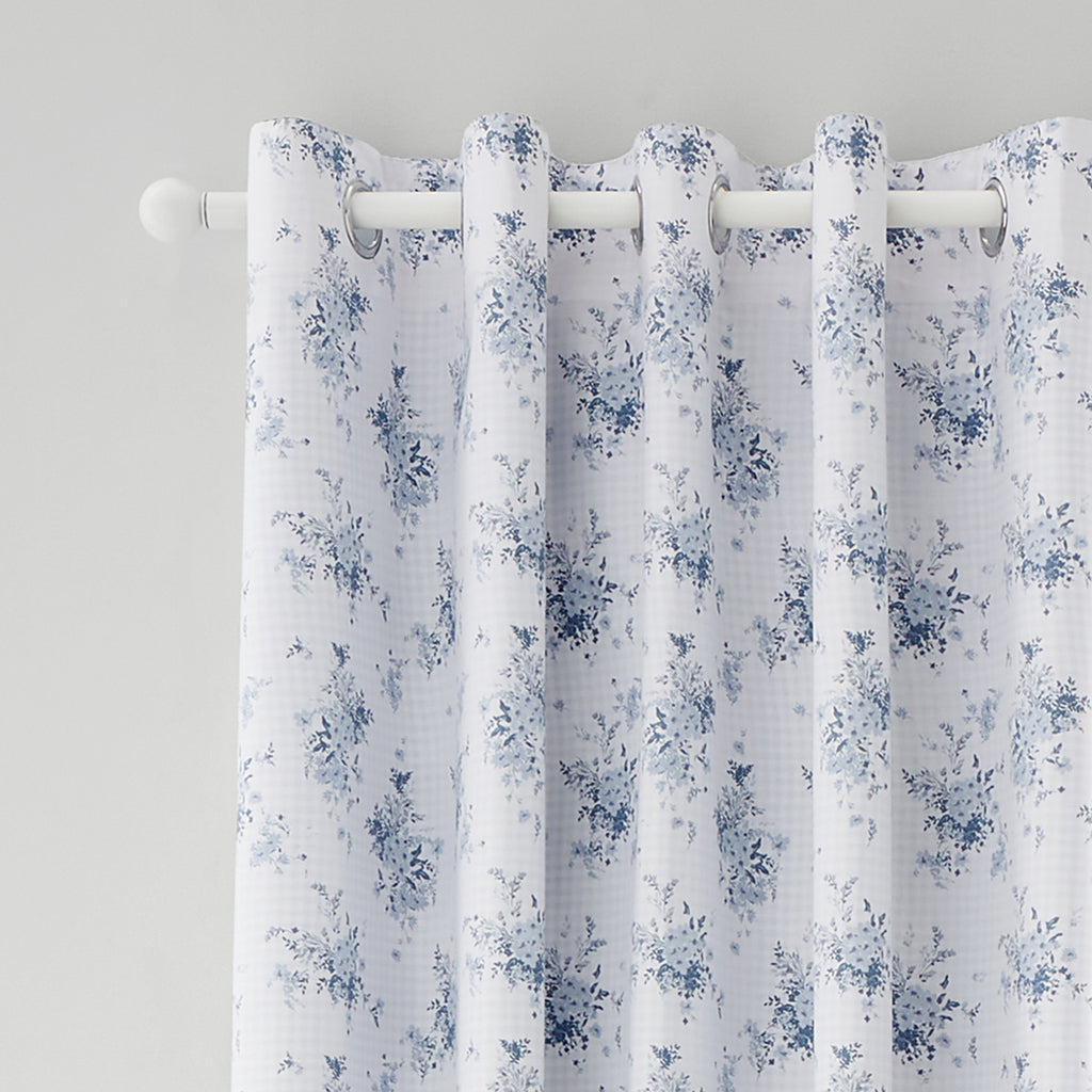 Catherine Lansfield Lucie Floral Blue Duvet Set