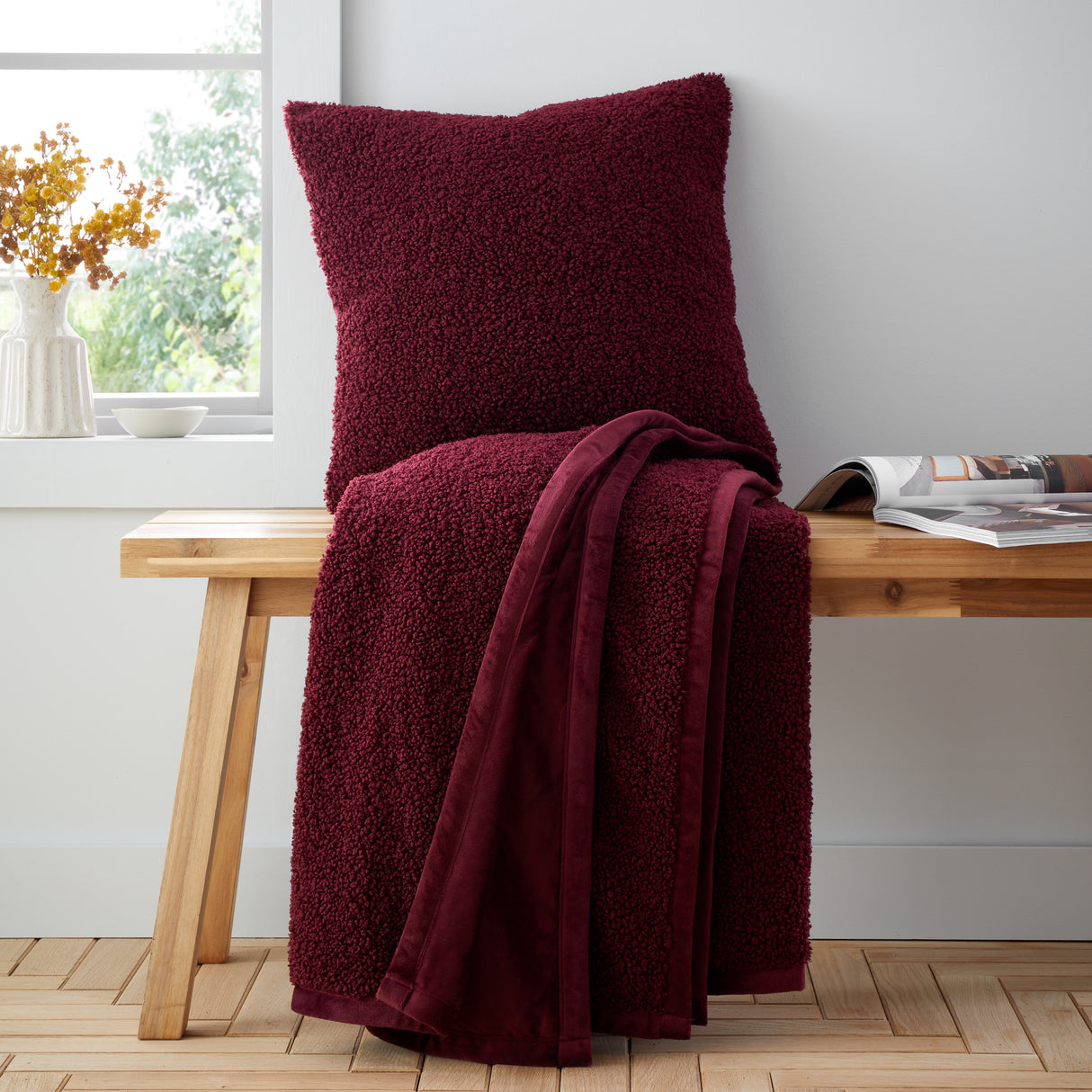 Catherine Lansfield So Soft Velvet Boucle Accessories