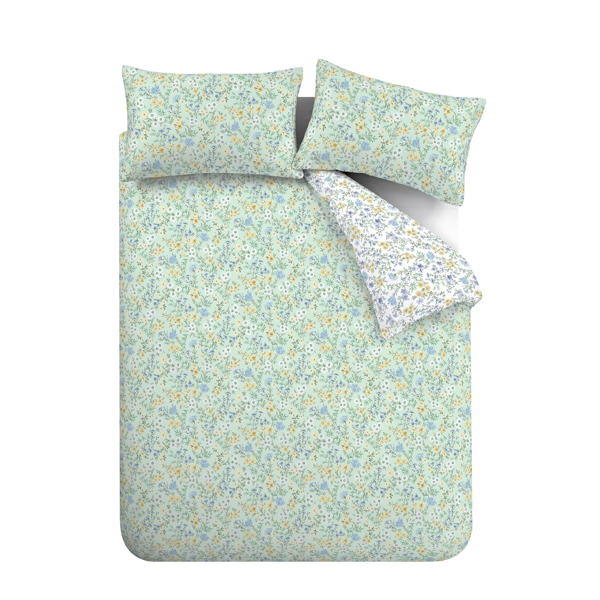 Bianca Ditsy Floral Green Duvet Set
