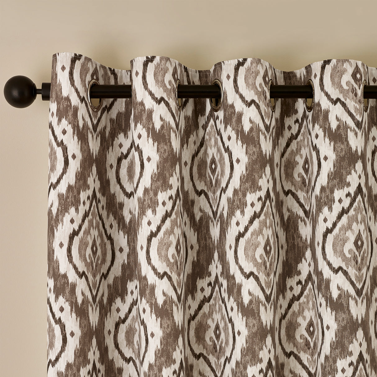 Pineapple Elephant Suri Eyelet Lined Curtains