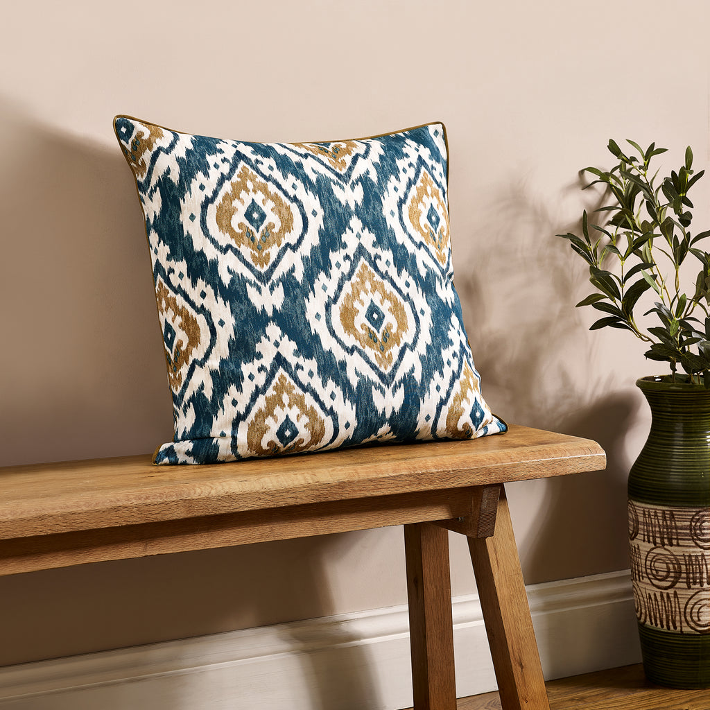 Pineapple Elephant Suri Eyelet Lined Curtains