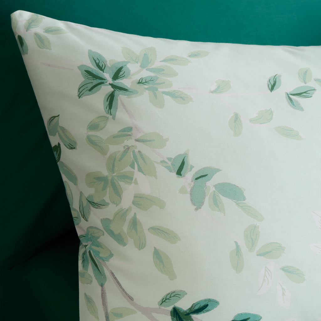 Royal Horticultural Society Scenic Leaves Green Duvet Set