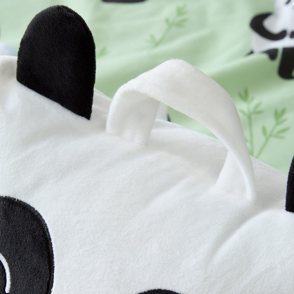 Catherine Lansfield Kids Panda Paws Green Duvet Set