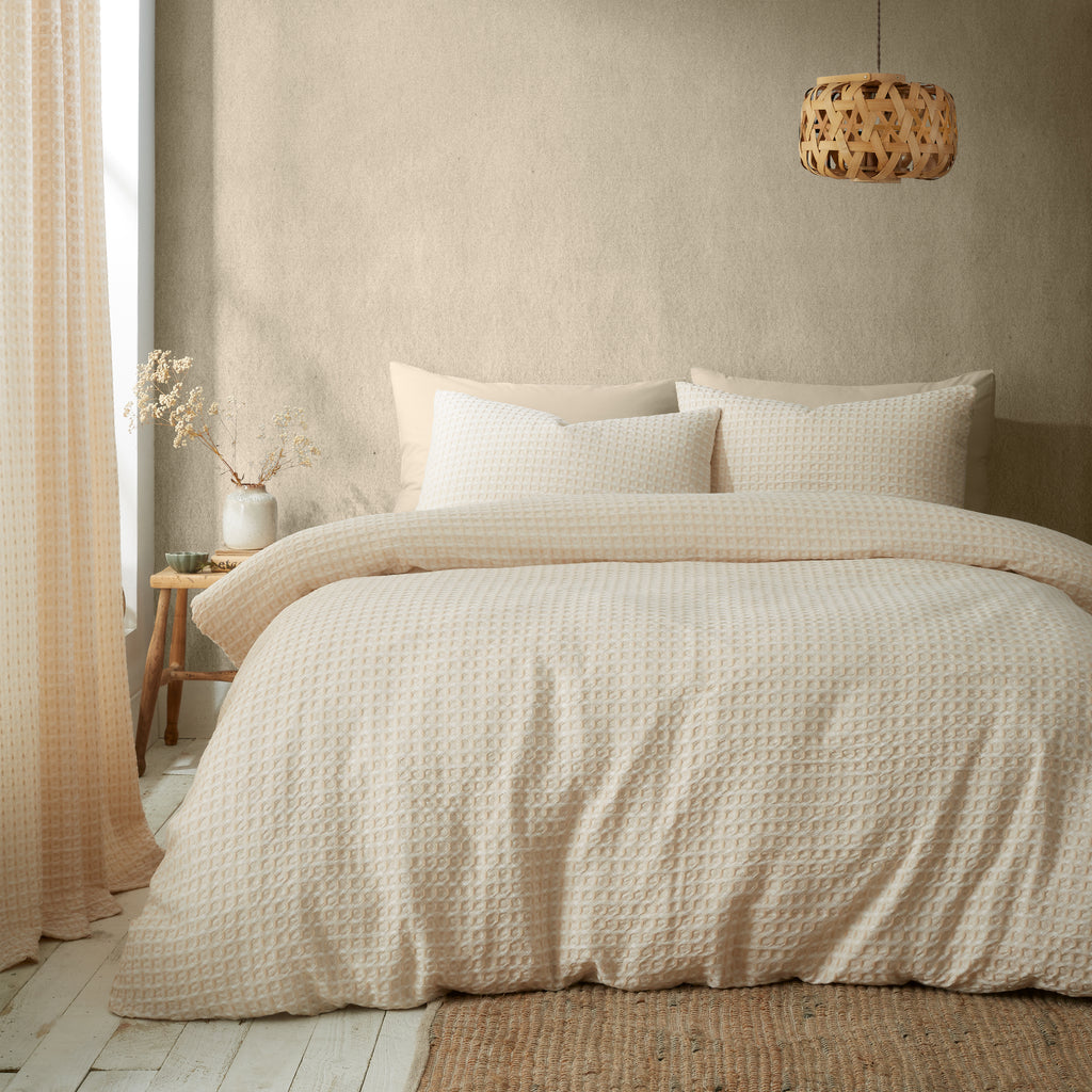 Pineapple Elephant Muscat Waffle Duvet Set