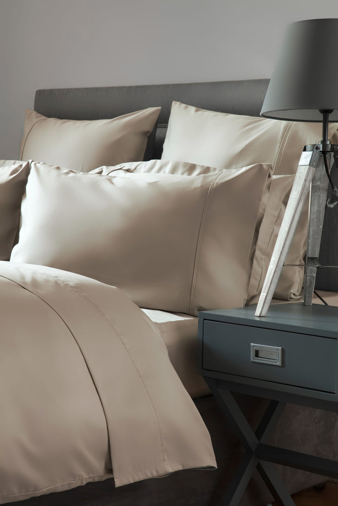 Belledorm 600 Thread Count Egyptian Cotton Sateen Taupe Sheets