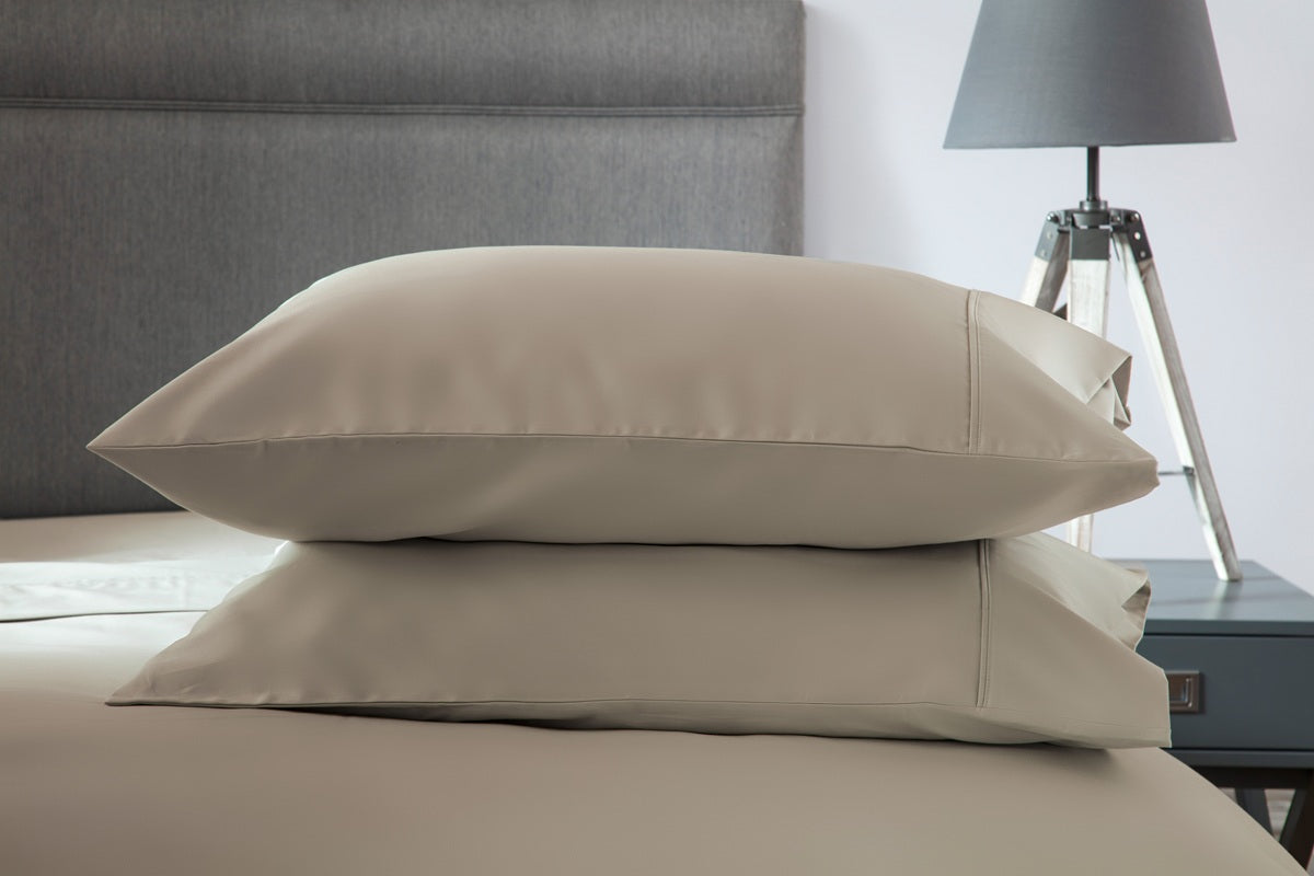 Belledorm 600 Thread Count Egyptian Cotton Sateen Taupe Sheets
