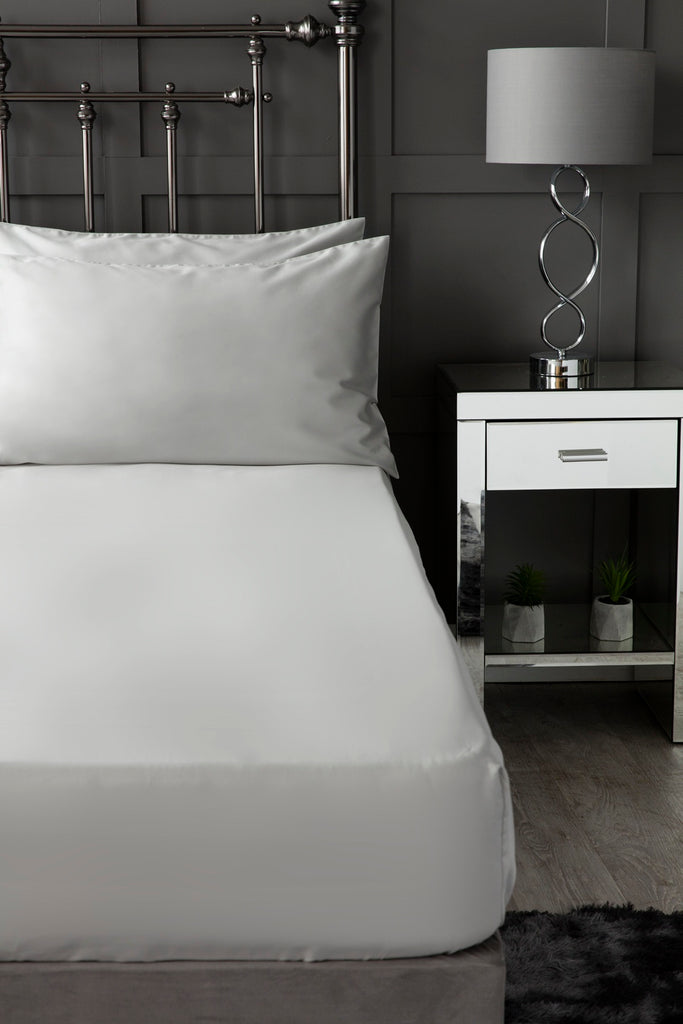 Belledorm 600 Thread Count Pure Egyptian Cotton Sateen Platinum Sheets