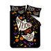 Catherine Lansfield Halloween Trick or Treat Black Duvet Set