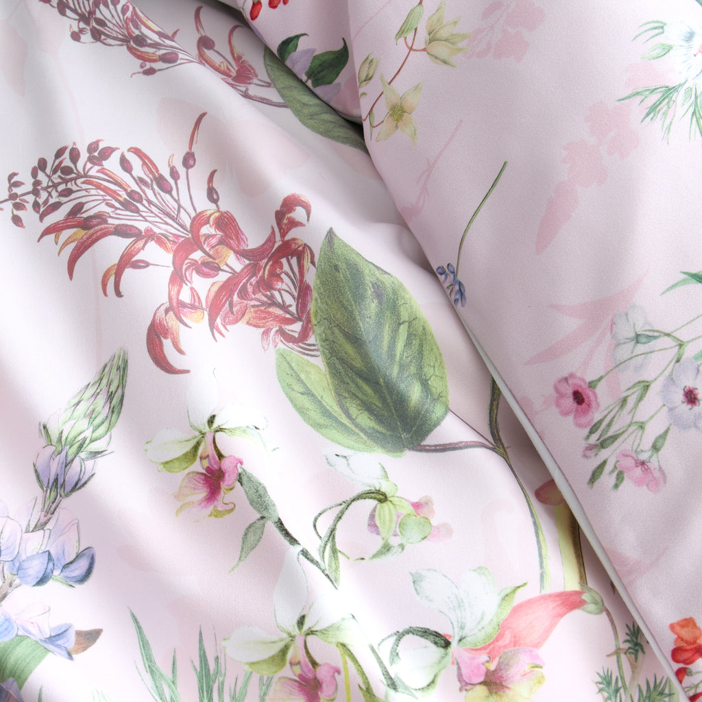 Royal Horticultural Society Enchanted Butterfly Garden Pink Duvet Set