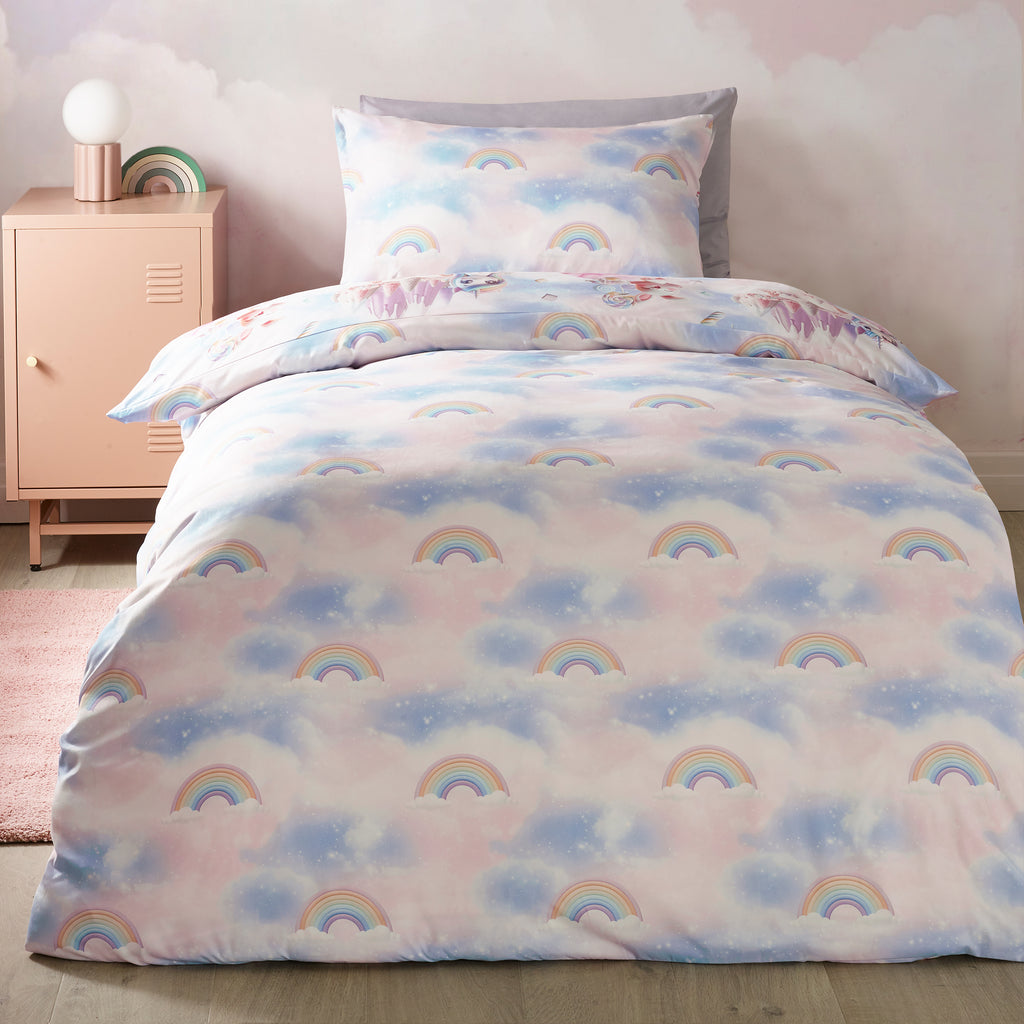 Catherine Lansfield Kids Candy Unicorn Pink Duvet Set