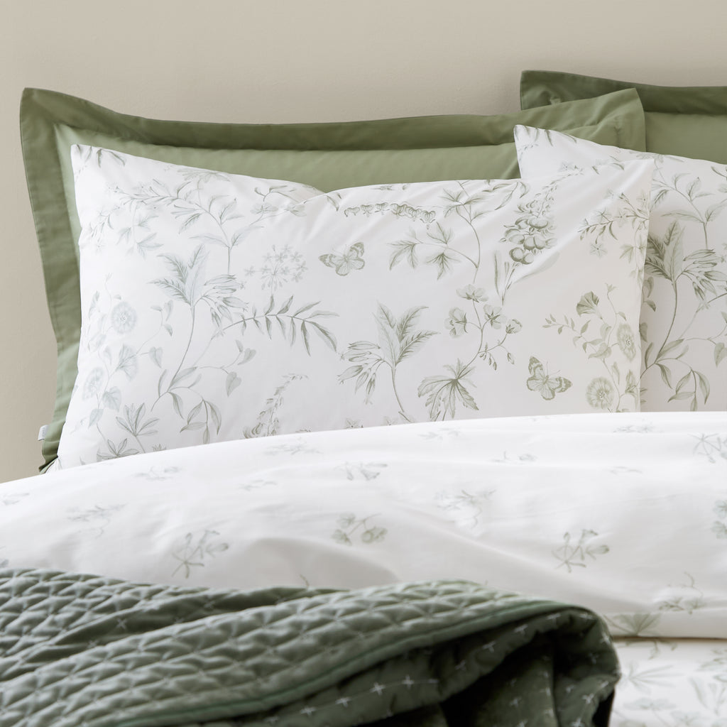 Bianca Thea Floral Green Duvet Set