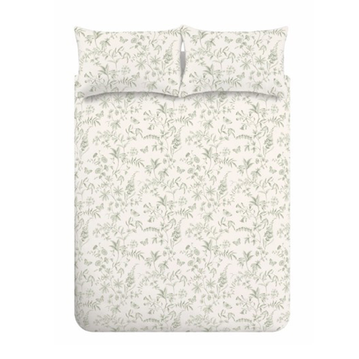Bianca Thea Floral Green Duvet Set