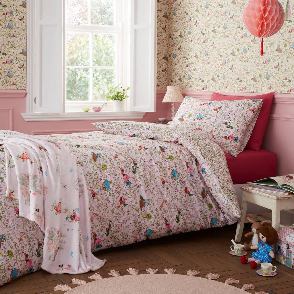 Belle & Boo Fairytale Pink Duvet Set