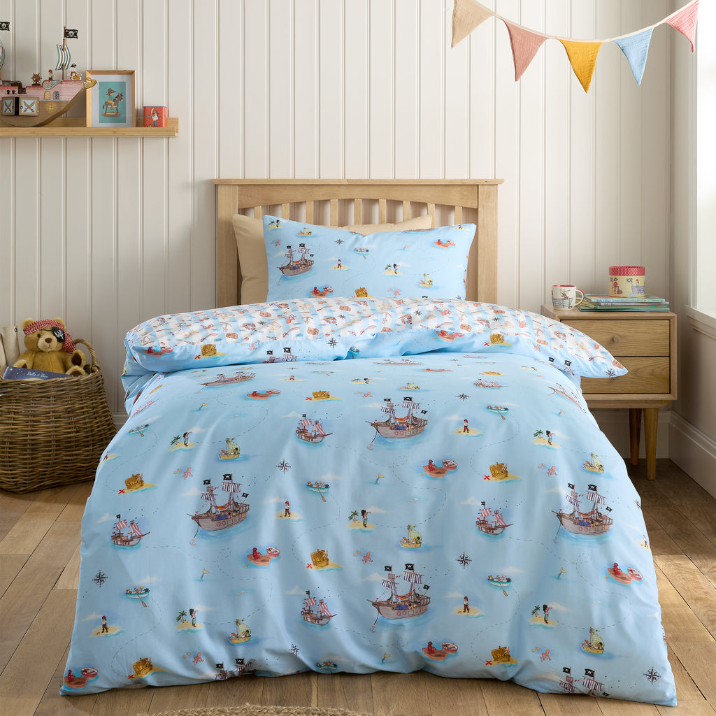 Belle & Boo Pirate Blue Duvet Set