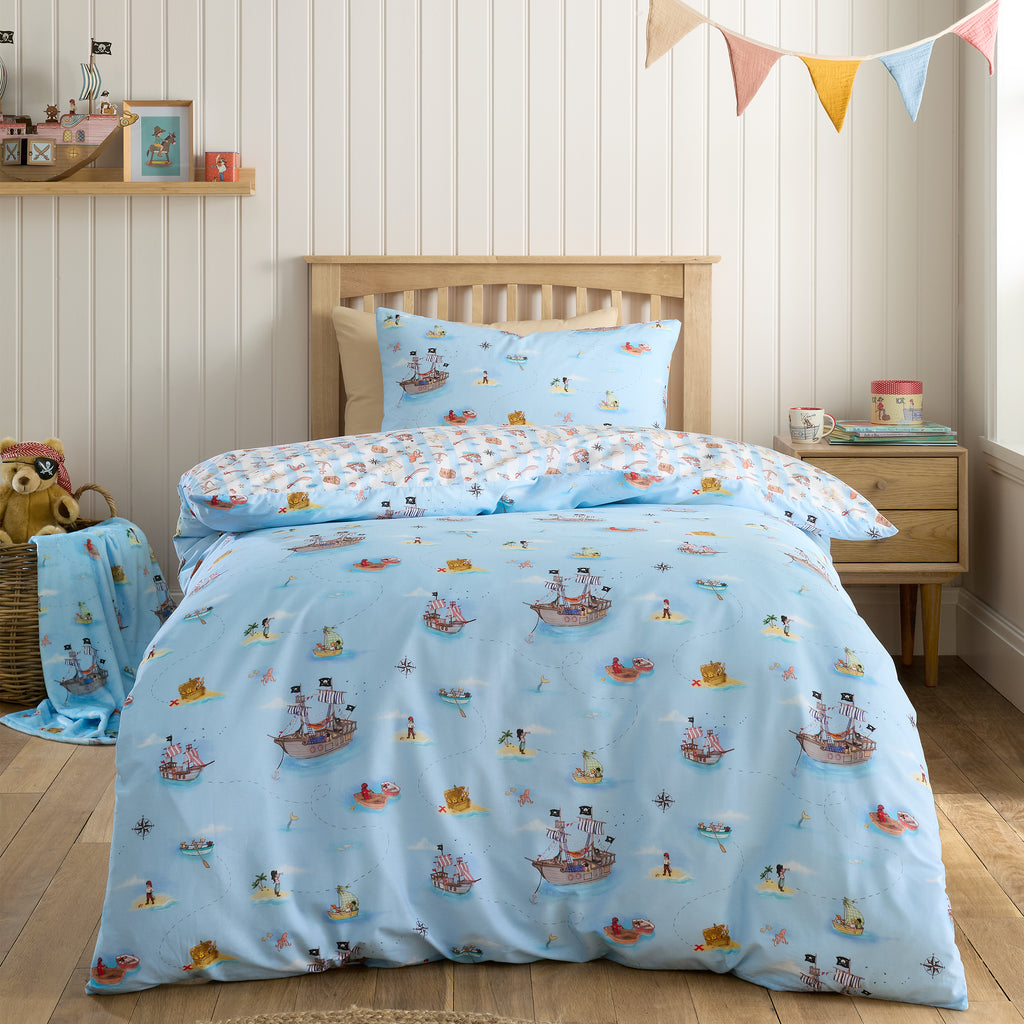 Belle & Boo Pirate Blue Duvet Set