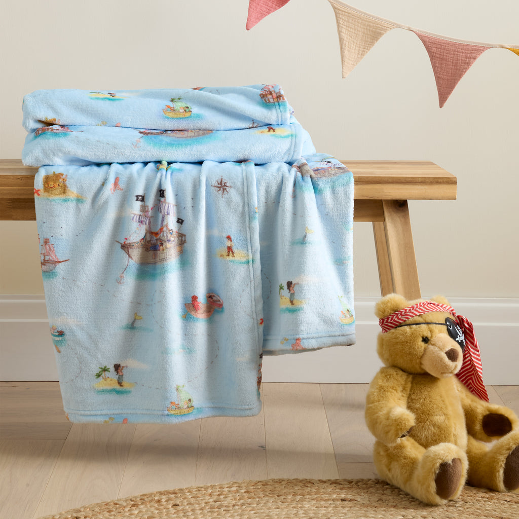 Belle & Boo Pirate Blue Duvet Set