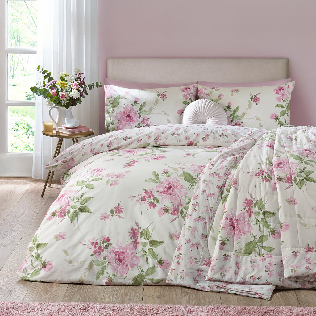 Catherine Lansfield Avebury Floral Duvet Set
