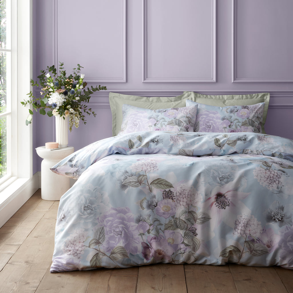Royal Horticultural Society Floral Serenity Blue Duvet Set