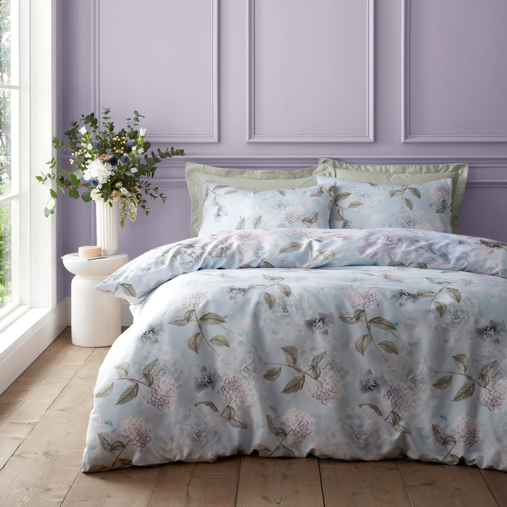 Royal Horticultural Society Floral Serenity Blue Duvet Set
