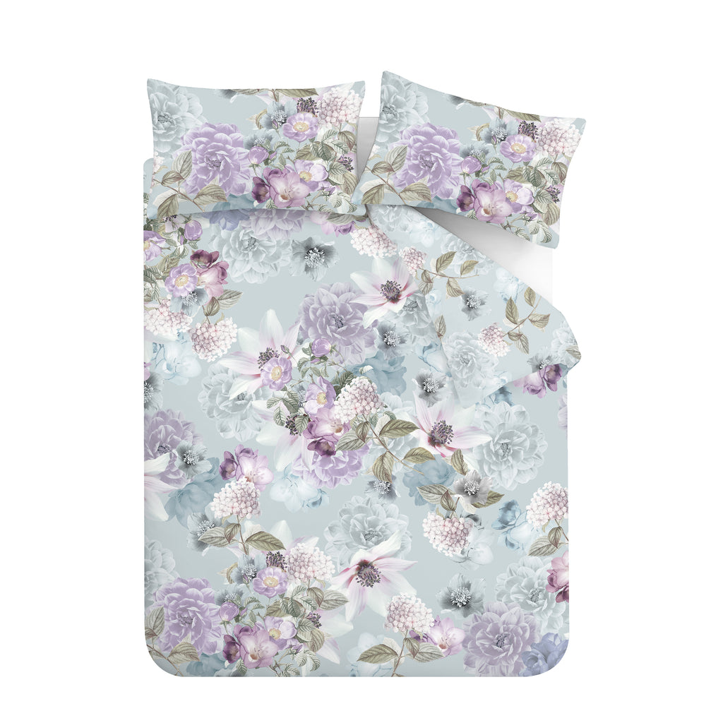 Royal Horticultural Society Floral Serenity Blue Duvet Set