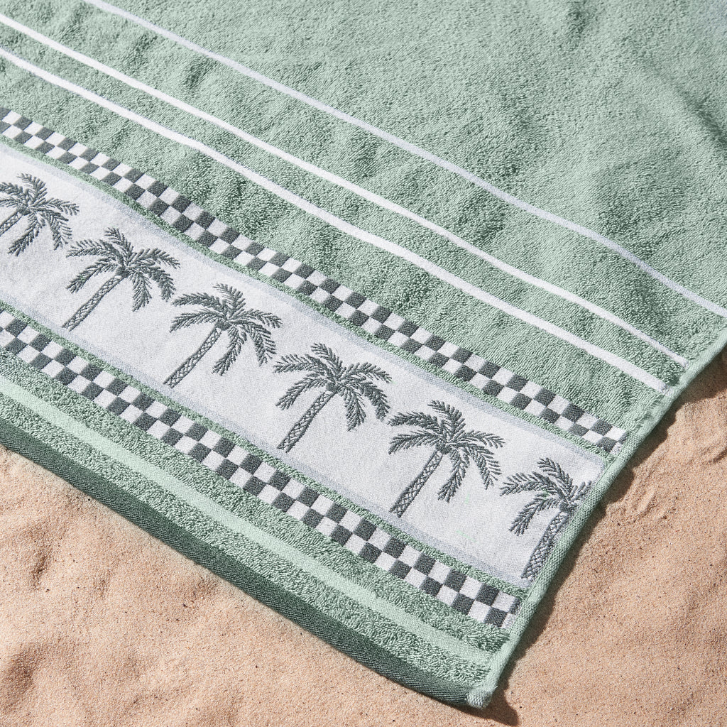 Catherine Lansfield Palm Trees 90cm x 180cm Beach Towel