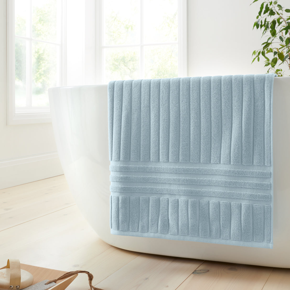 Bianca Hotel 100% Pure Cotton 600gsm Blue Towels