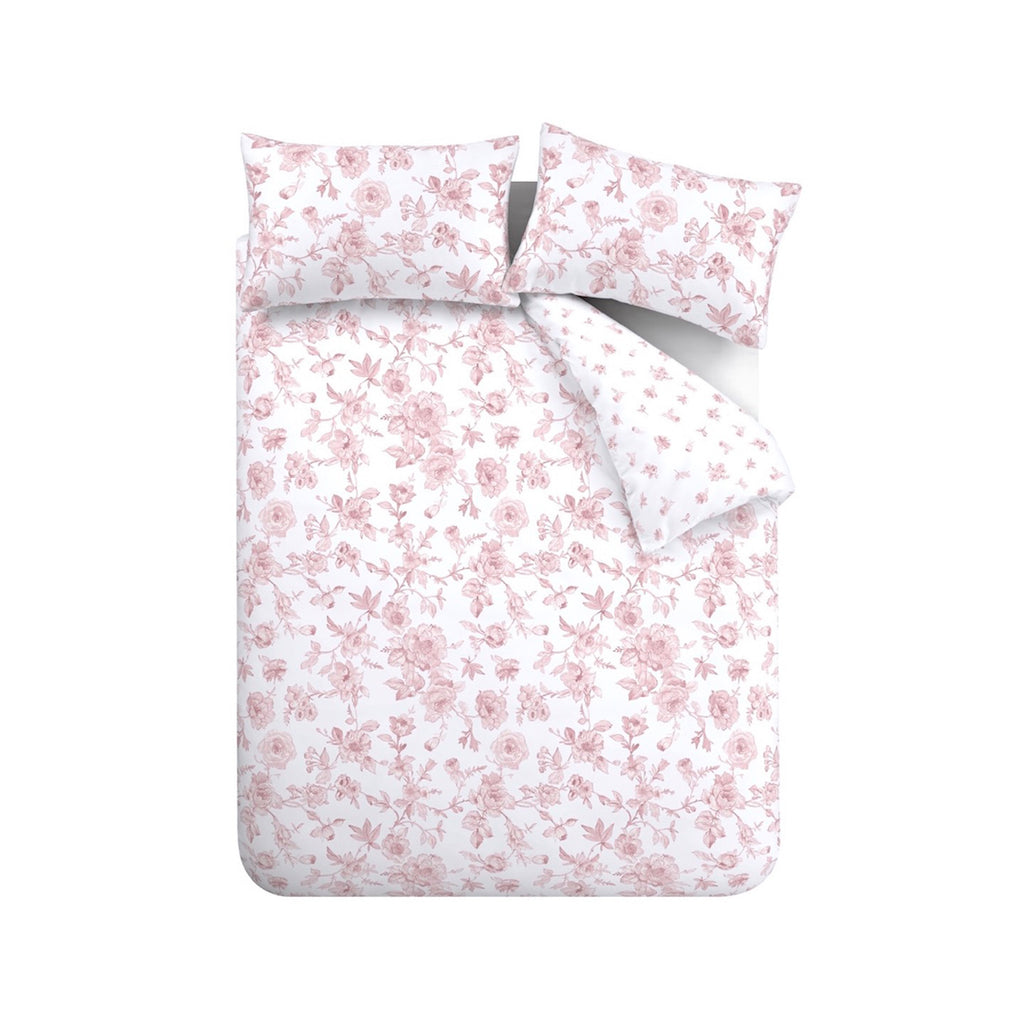 Catherine Lansfield Mirabelle Pink Duvet Set