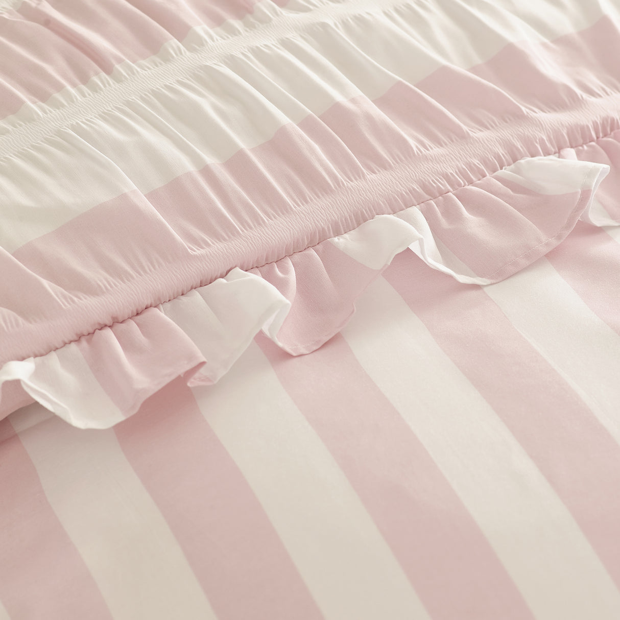 Catherine Lansfield Seersucker Frill Stripe