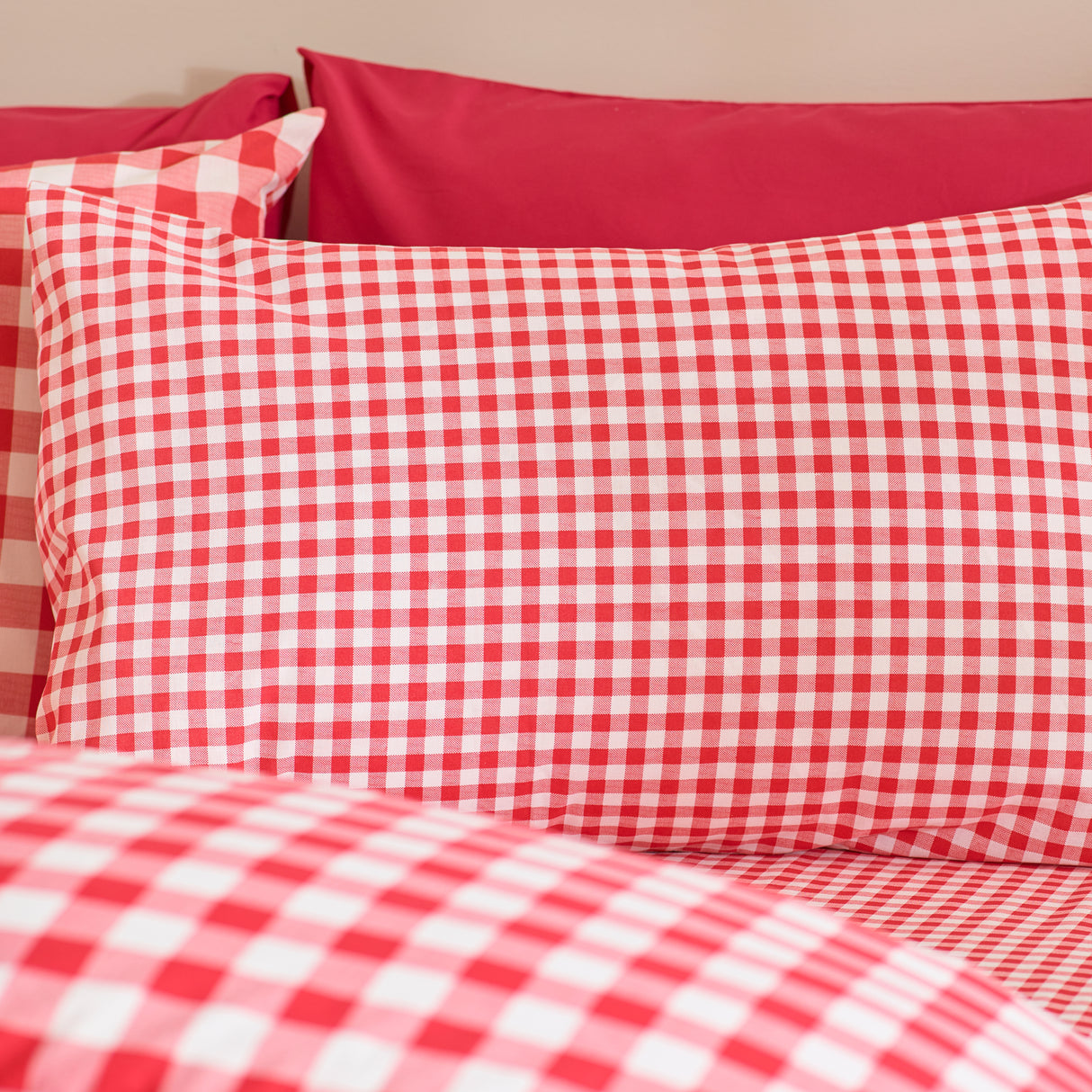 Catherine Lansfield Bamford Gingham Check Duvet Set