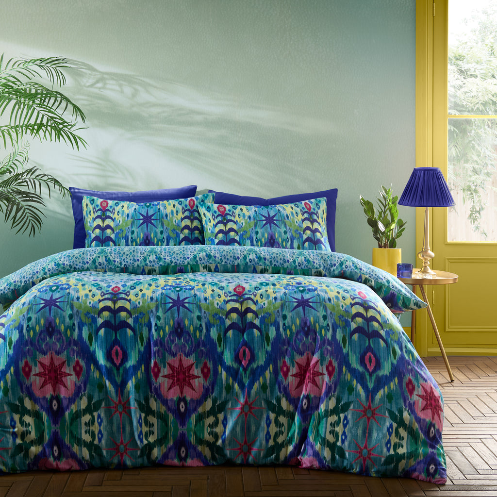 Matthew Williamson Ikat Green Duvet Set