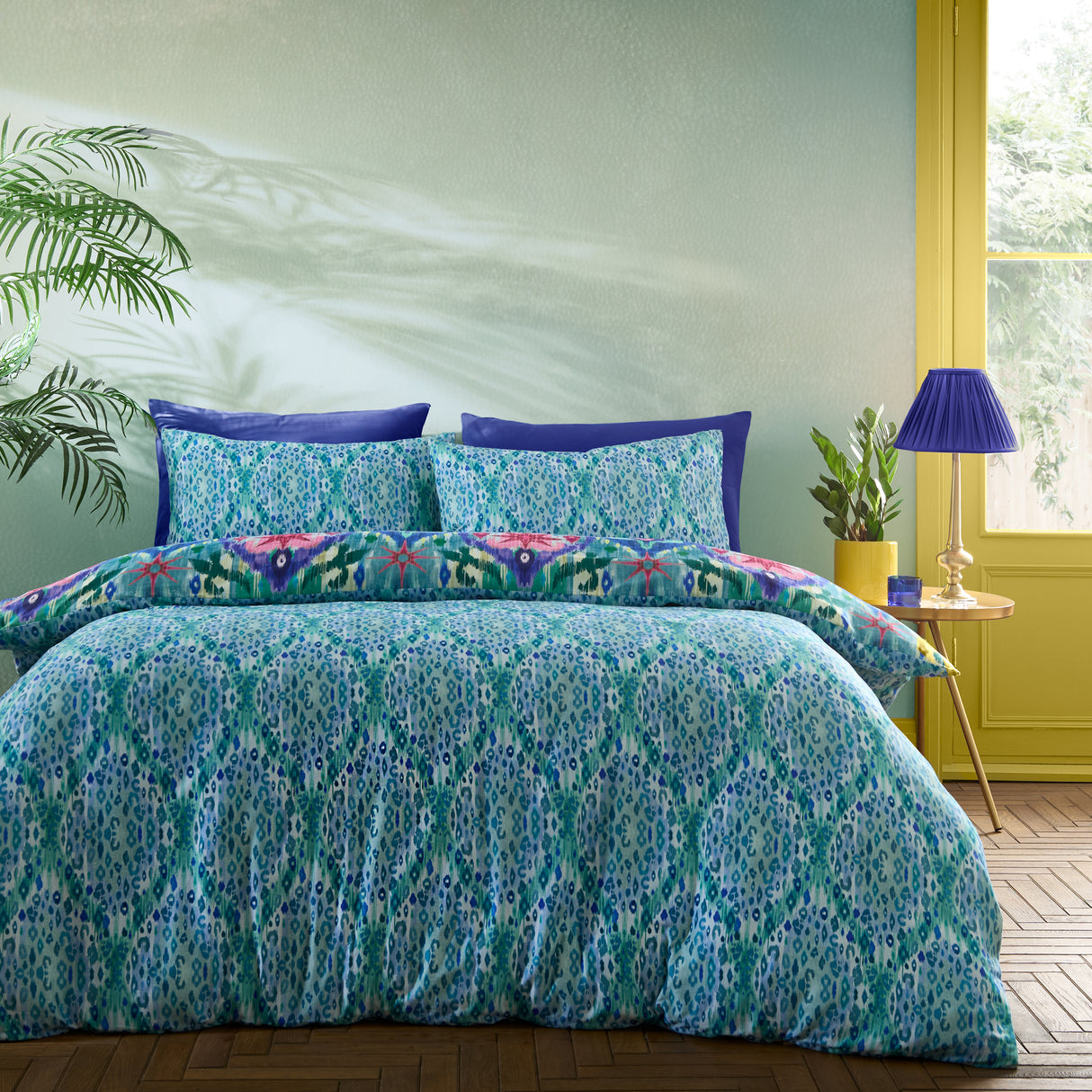 Matthew Williamson Ikat Green Duvet Set