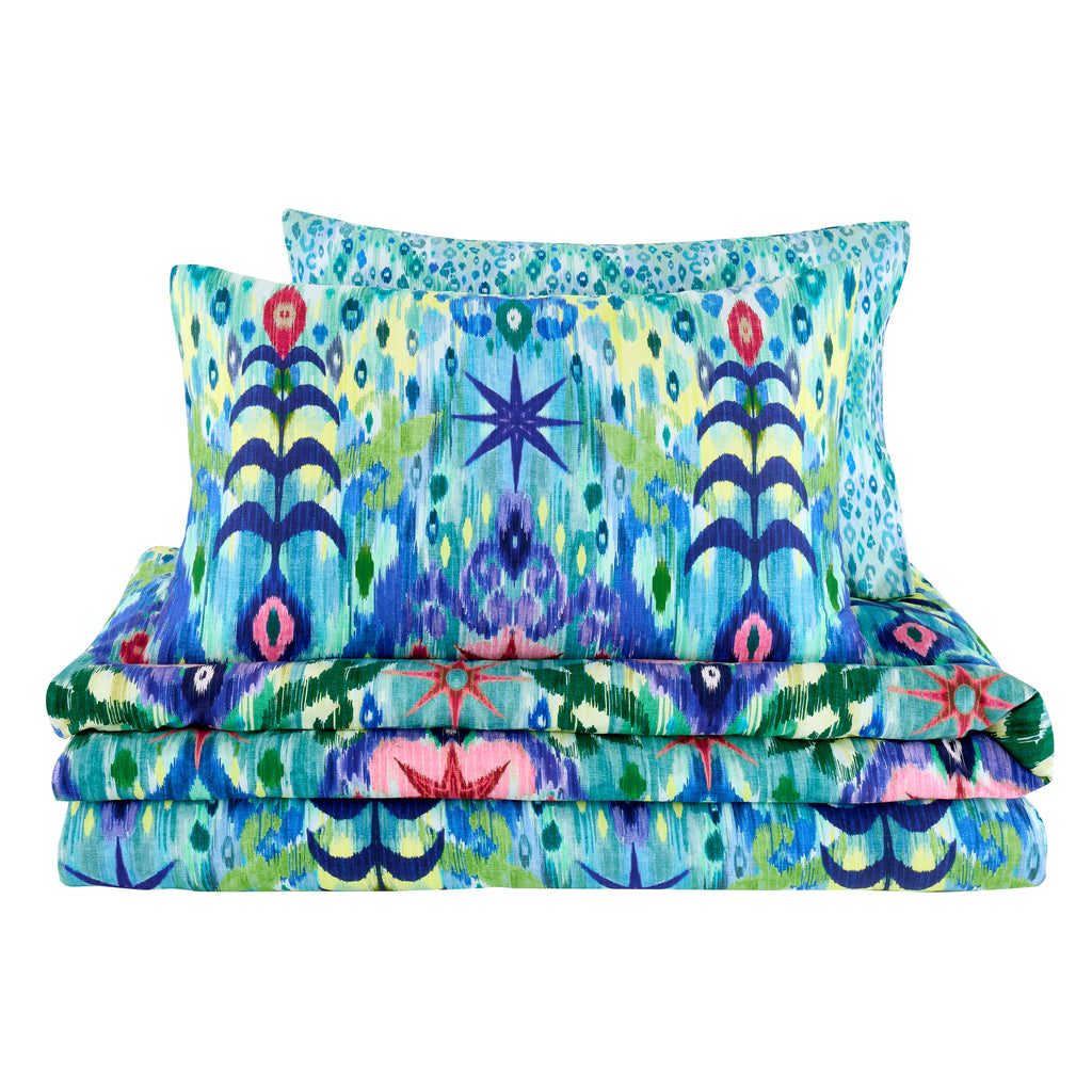 Matthew Williamson Ikat Green Duvet Set