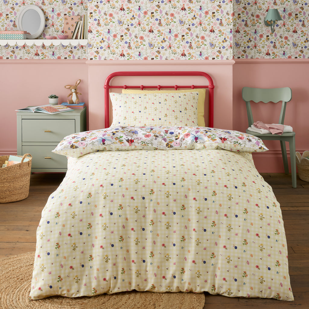 Belle & Boo Garden Friends White Duvet Set
