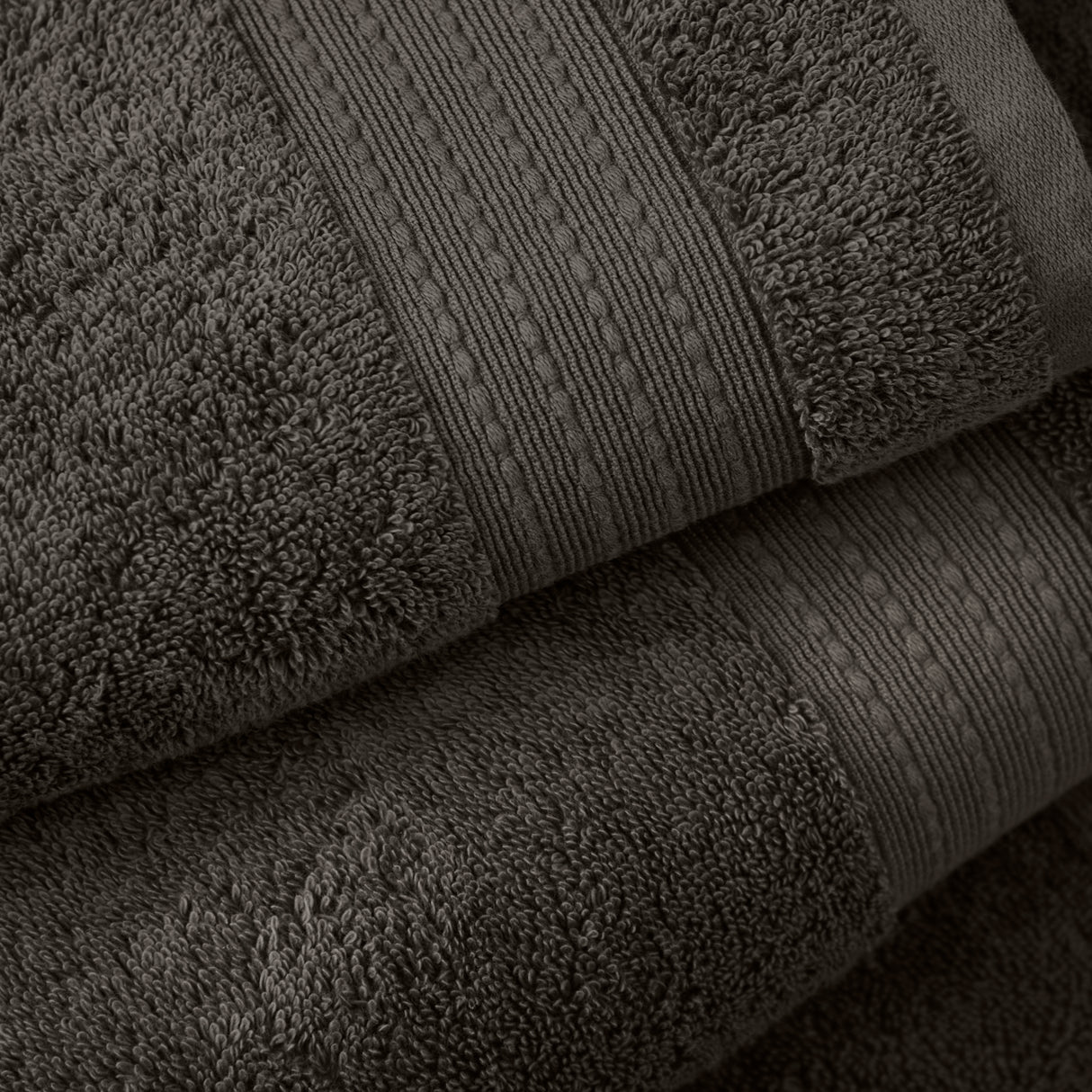 Bianca Supima Cotton 100% Pure Cotton 600gsm Charcoal Towels
