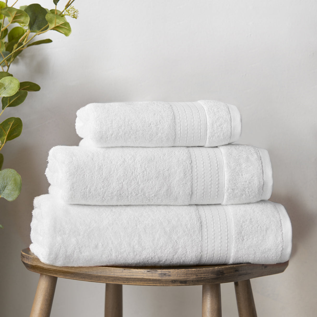 Bianca Supima Cotton 100% Pure Cotton 600gsm White Towels