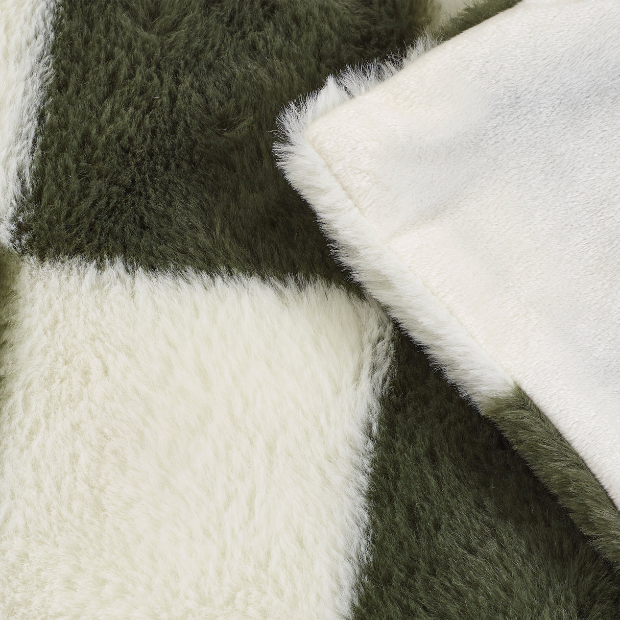 Catherine Lansfield Cosy Soft Checkerboard 130cm 170cm Throw