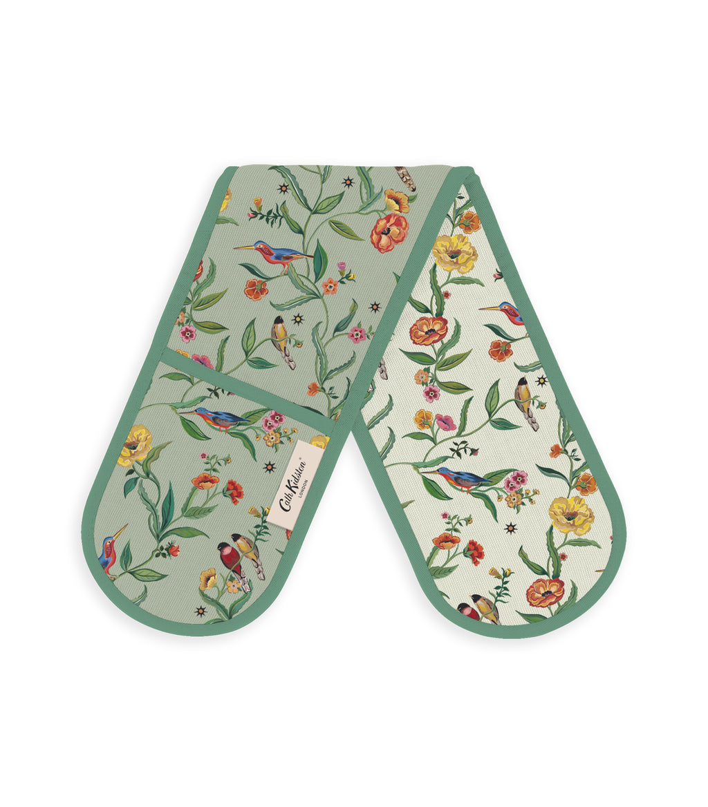 Cath Kidston CKSBDOG Summer Birds Double Oven Glove