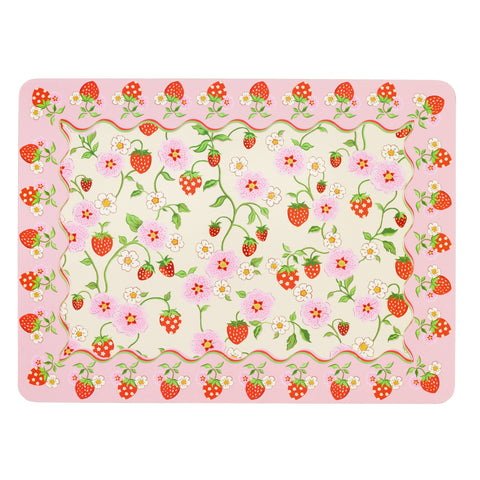 Cath Kidston CKSRCBPLMAT Strawberry Set of 4 Placemats