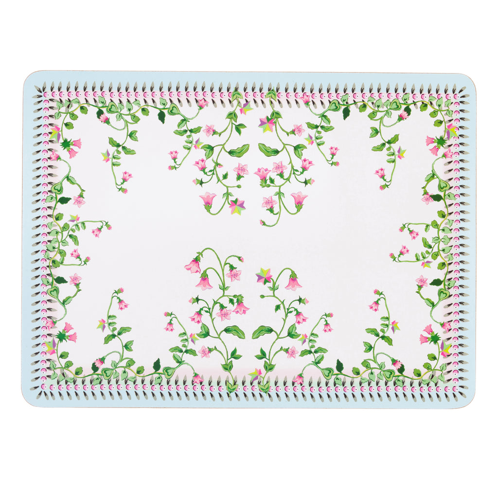 Cath Kidston CKTFCBPLMAT Twin Flowers Set of 4 Placemats