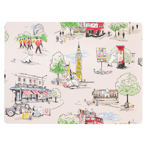 Cath Kidston CKTWCBPLMAT Billie goes to Town Set of 4 Placemats