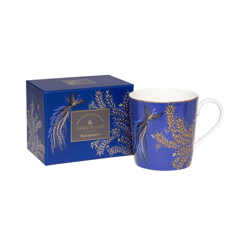 Sara Miller Anniversary Butterfly Trails Mug