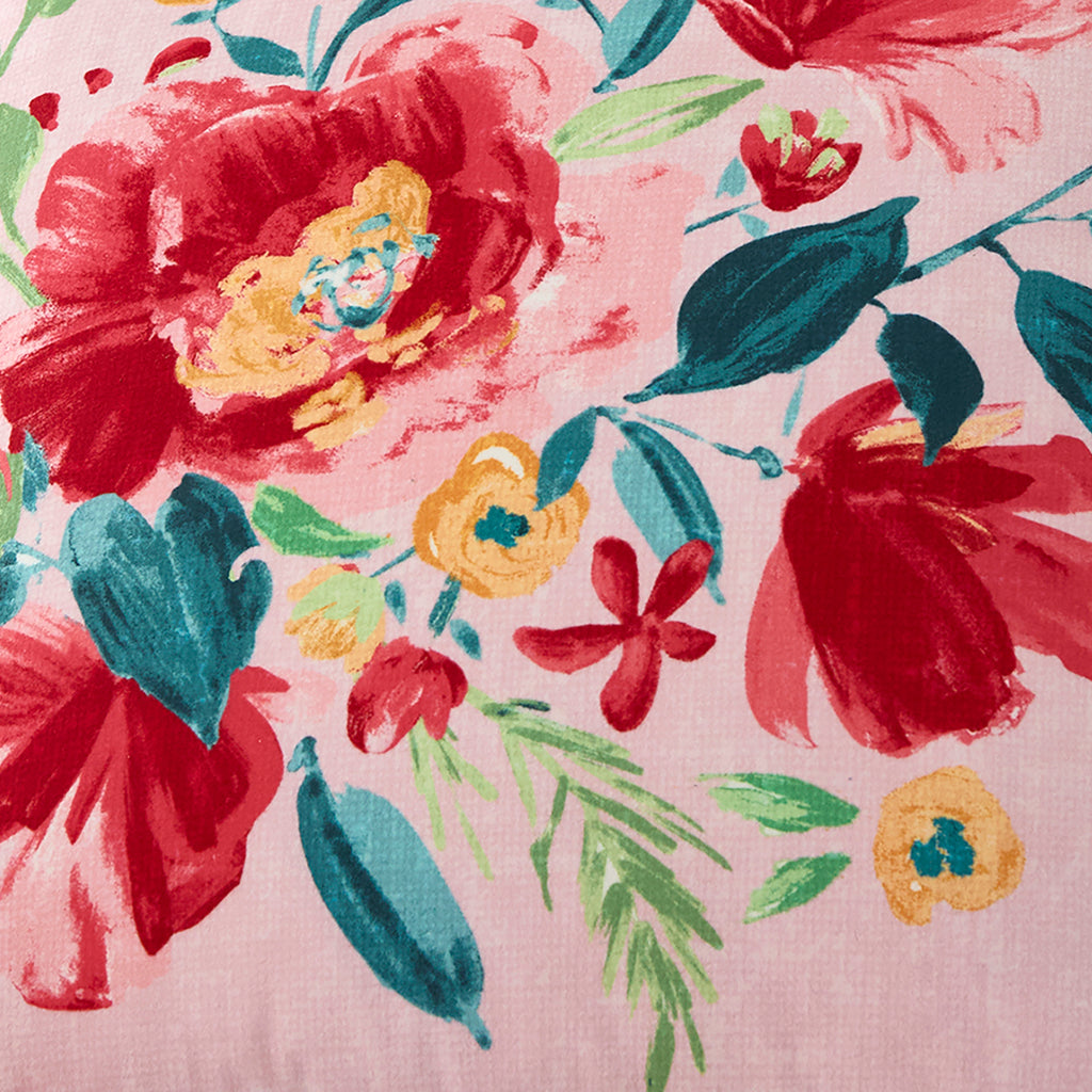 Dreams n Drapes Abstract Poppy Red Duvet Set