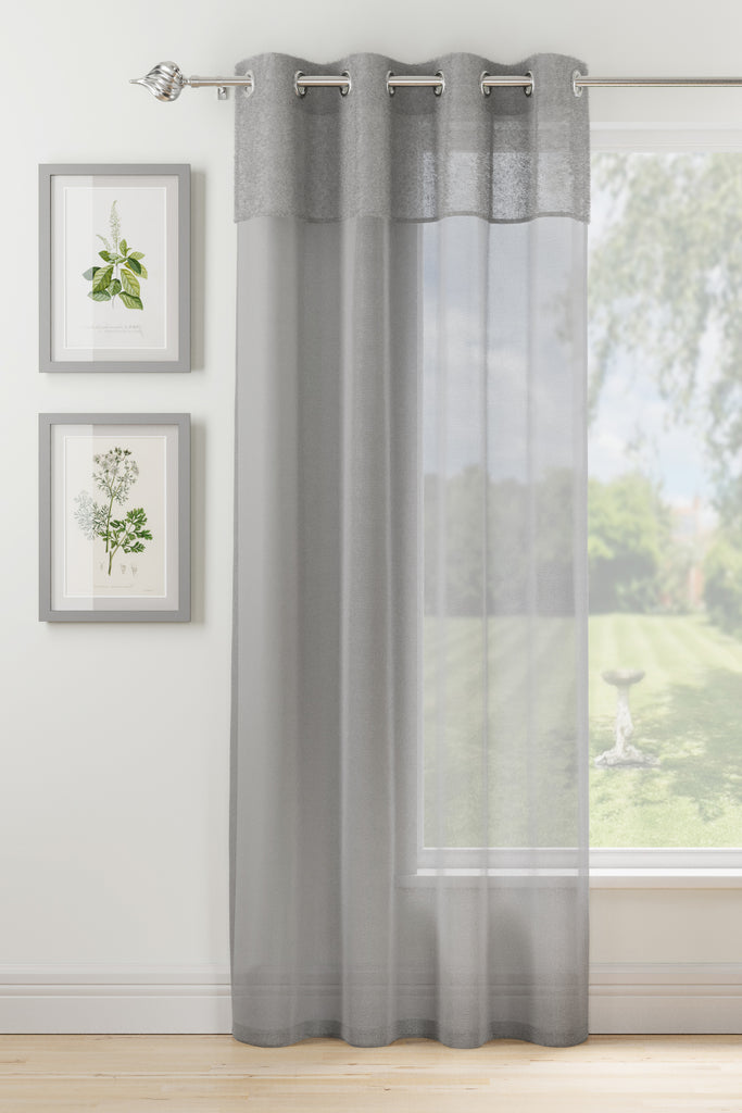 Tyrone Andorra Textured Header Voile Panels