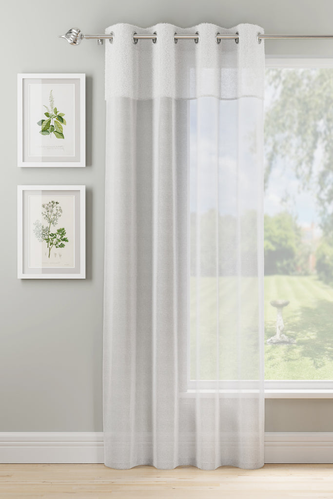 Tyrone Andorra Textured Header Voile Panels