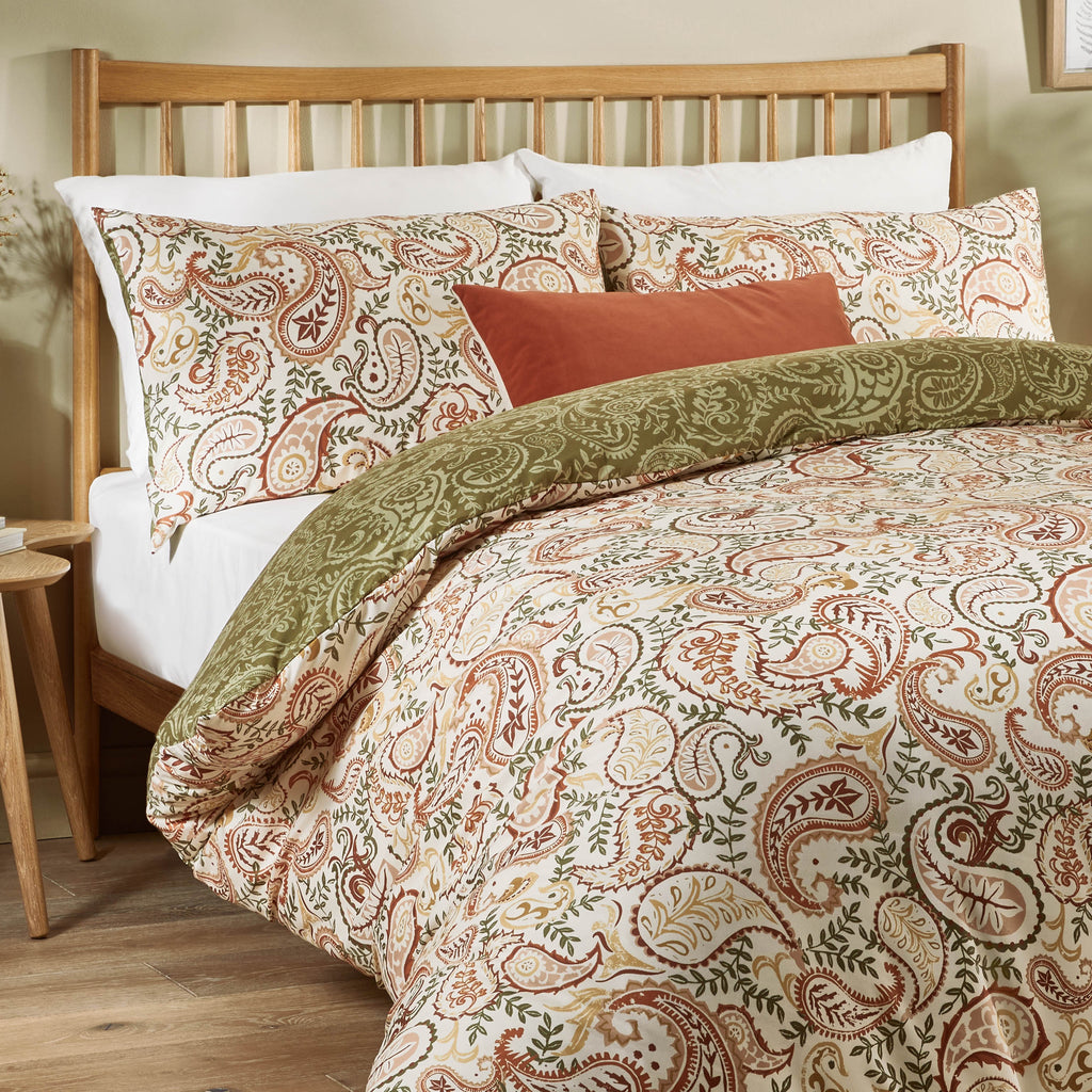 Duvet Day Anika Paisley Printed Soft Touch Microfibre Multi Duvet Set