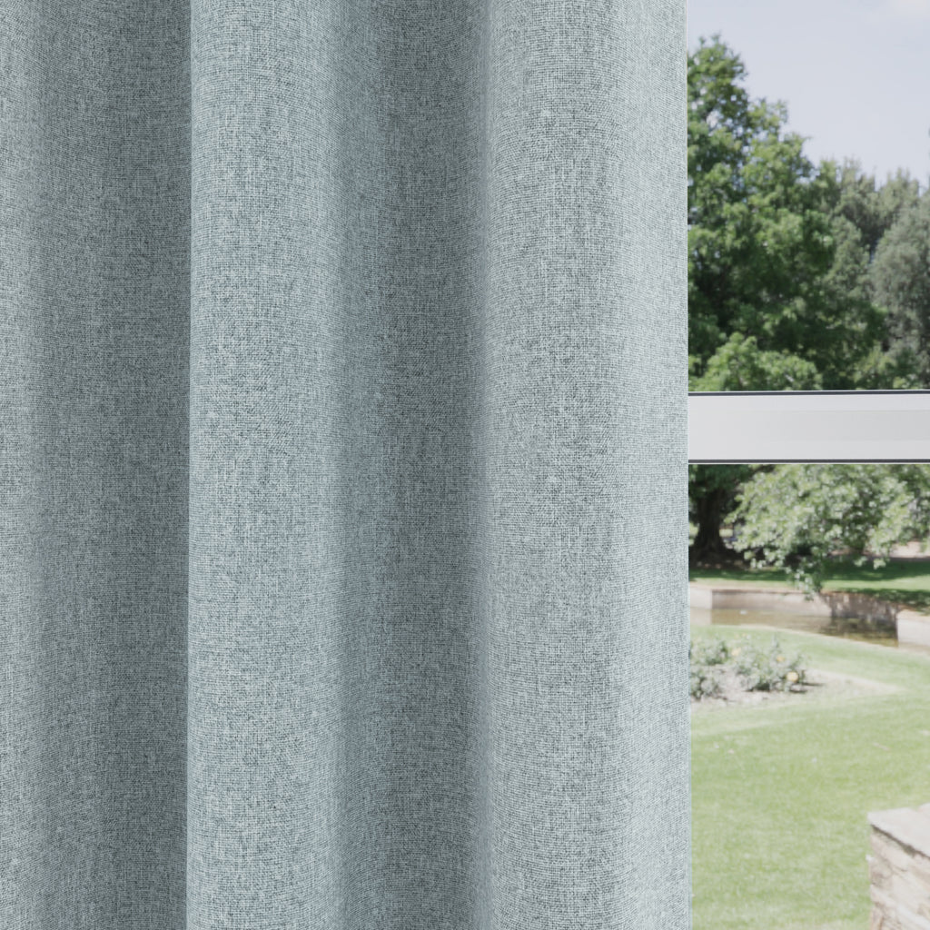 Tyrone Austin 100% Blackout Lined Eyelet Curtains
