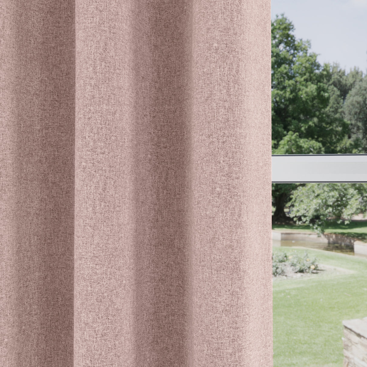 Tyrone Austin 100% Blackout Lined Eyelet Curtains